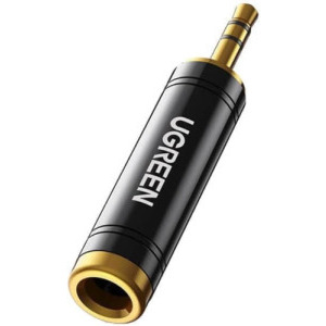 Ugreen 1x Jack 3.5 mm Male - 1x Jack 6.35 mm Female, Black