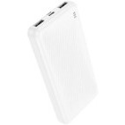 Baterie externa Borofone BJ55, 10000 mAh, 2x USB, 1x USB-C, 10 W, White
