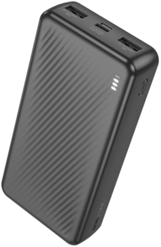 Baterie externa Borofone BJ55A, 20000 mAh, 2x USB, 1x USB-C, 10 W, Black