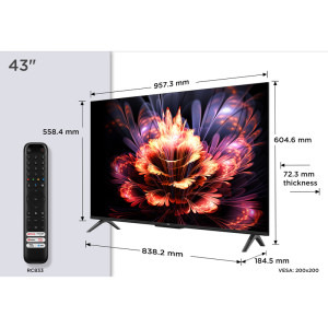 TCL Smart TV 43V6C Seria V6C 108cm 4K UHD HDR