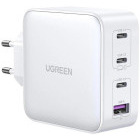 Incarcator retea Ugreen CD226, 3x USB-C, 1x USB, Quick Charge, 100 W, GaN, White
