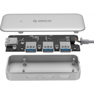 Orico TC4U-U3 4 Port-uri Silver