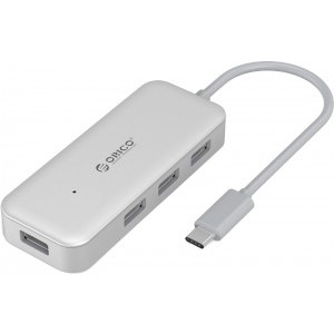 Orico TC4U-U3 4 Port-uri Silver