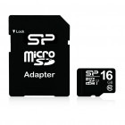 Silicon Power Micro SDHC 16GB Clasa 10 + Adaptor SD