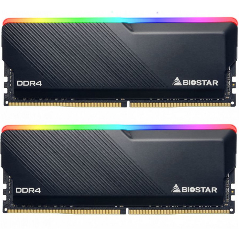 Memorie Biostar Gaming X RGB 16GB DDR4 3600Mhz CL18 Dual Channel Kit