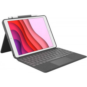 Logitech Husa protectie 920-009629 Combo Touch Carbon Black pentru iPad (7th gen)