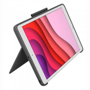 Logitech Husa protectie 920-009629 Combo Touch Carbon Black pentru iPad (7th gen)