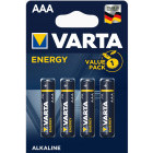 Varta Energy AAA, Alcaline, 4 buc