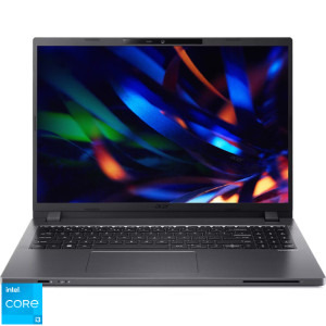 Acer 16'' TravelMate P2 TMP216-51, WUXGA IPS, Procesor Intel® Core™ i3-1315U (10M Cache, up to 4.50 GHz, with IPU), 16GB DDR4, 512GB SSD, Intel UHD, No OS, Steel Gray