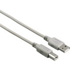 Cablu periferice Hama USB tip A 2.0 Male la USB tip B 2.0 Male, 5 m, Gri