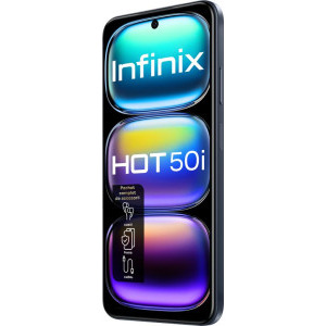 INFINIX HOT 50i, 128GB, 4GB RAM, Dual SIM, 4G, Tri-Camera, Sleek Black