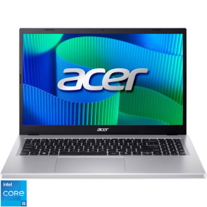 Laptop Acer 15.6 Extensa 15 EX215-57, FHD IPS, Procesor Intel® Core™ i5-13420H (12M Cache, up to 4.60 GHz), 16GB DDR5, 512GB SSD, Intel UHD, No OS, Pure Silver