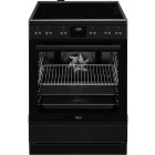 Aragaz AEG CCB6441NBB, Vitroceramica, 4 zone de gatit, Sistem de siguranta, Timer, Grill, Clasa A, 60 cm, Negru