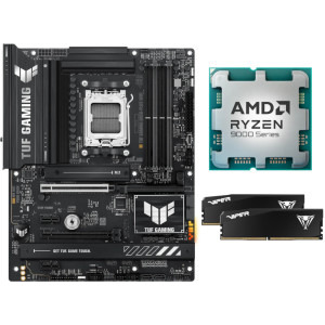 Startup Kit AMD Ryzen 7 9800X3D 4.7GHz + ASUS TUF GAMING B850-PLUS WIFI + 32GB DDR5