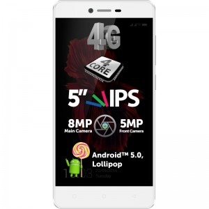 Allview X2 Soul Lite, Quad Core, 16GB, 1GB RAM, Dual SIM, 4G, White