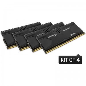 HyperX Predator 32GB DDR4 3000MHz CL15 Quad Channel Kit