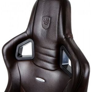Noblechairs EPIC Real Leather maro-negru