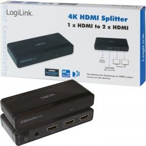 Logilink 1x HDMI Female - 2x HDMI Female, v1.4, splitter