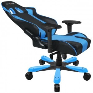 DXRacer King, negru cu albastru