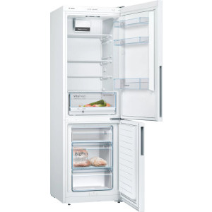 Bosch KGV362WEAS, 308 L, Clasa E, LowFrost, Iluminare LED, 186 cm, Alb