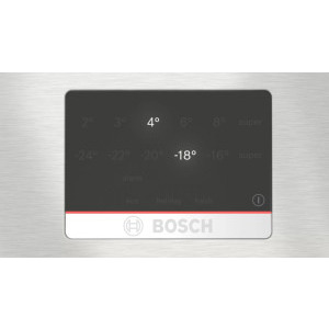 Bosch KGN394ICF, 363 L, Clasa C, No Frost, VitaFresh, Multi Airflow, PerfectFit, Iluminare LED, 203 cm, Inox