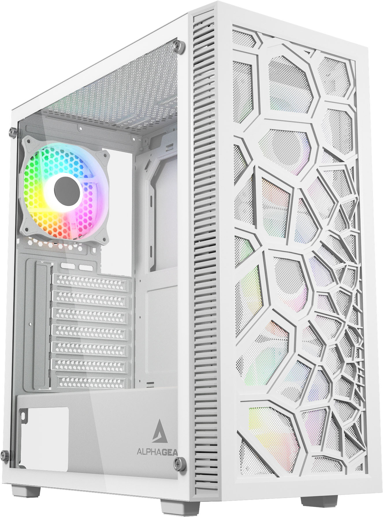 Carcasa ALPHAGEAR Adept White