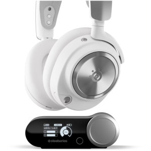 Casti Gaming SteelSeries Arctis Nova Pro Wireless White - PC Garage
