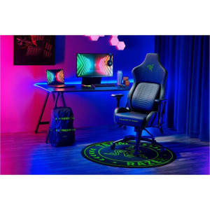 Razer Team Floor Rug, Black / Green