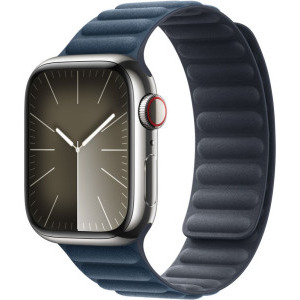 Apple FineWoven Magnetic Link, 41mm Pacific Blue - M/L