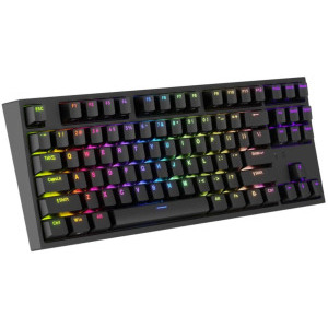 Genesis THOR 404 TKL Black RGB Gateron Yellow Pro Switch Mecanica