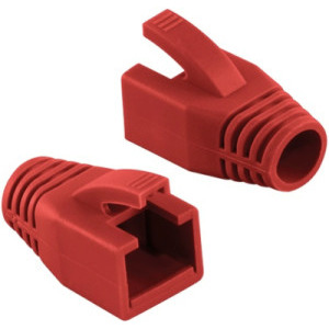 Accesoriu retea Logilink Manson mufa RJ45 Rosu 50 buc