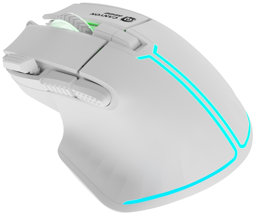 Mouse Gaming Canyon GM-636 Fortnax RGB White