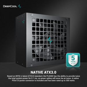 Deepcool PL650D V2, 80+ Bronze, 650W Bulk