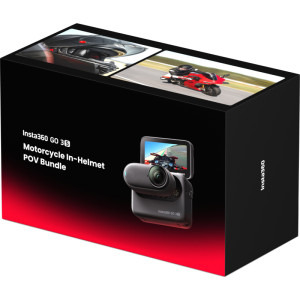 Insta360 GO 3S 128 GB Midnight Black Motorcycle In-Helmet POV Bundle (Special Edition)