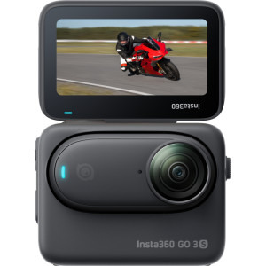 Insta360 GO 3S 128 GB Midnight Black Motorcycle In-Helmet POV Bundle (Special Edition)