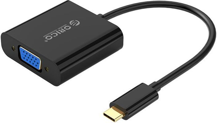 Adaptor Orico XD-122 USB Tip-C Male la VGA Female, negru